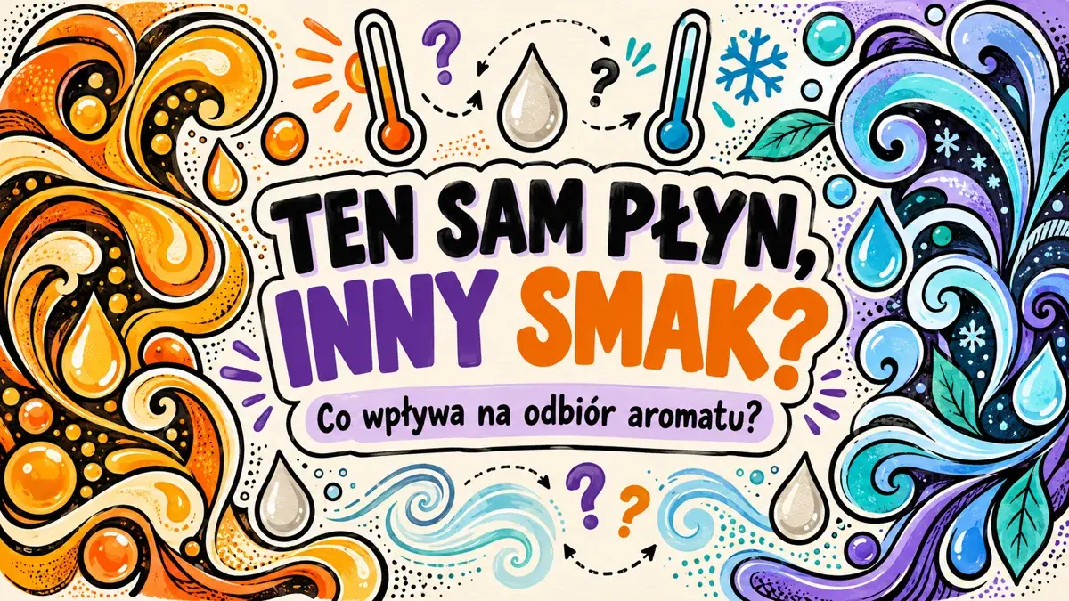 Ten sam płyn, inny smak — co wpływa na odbiór aromatu?