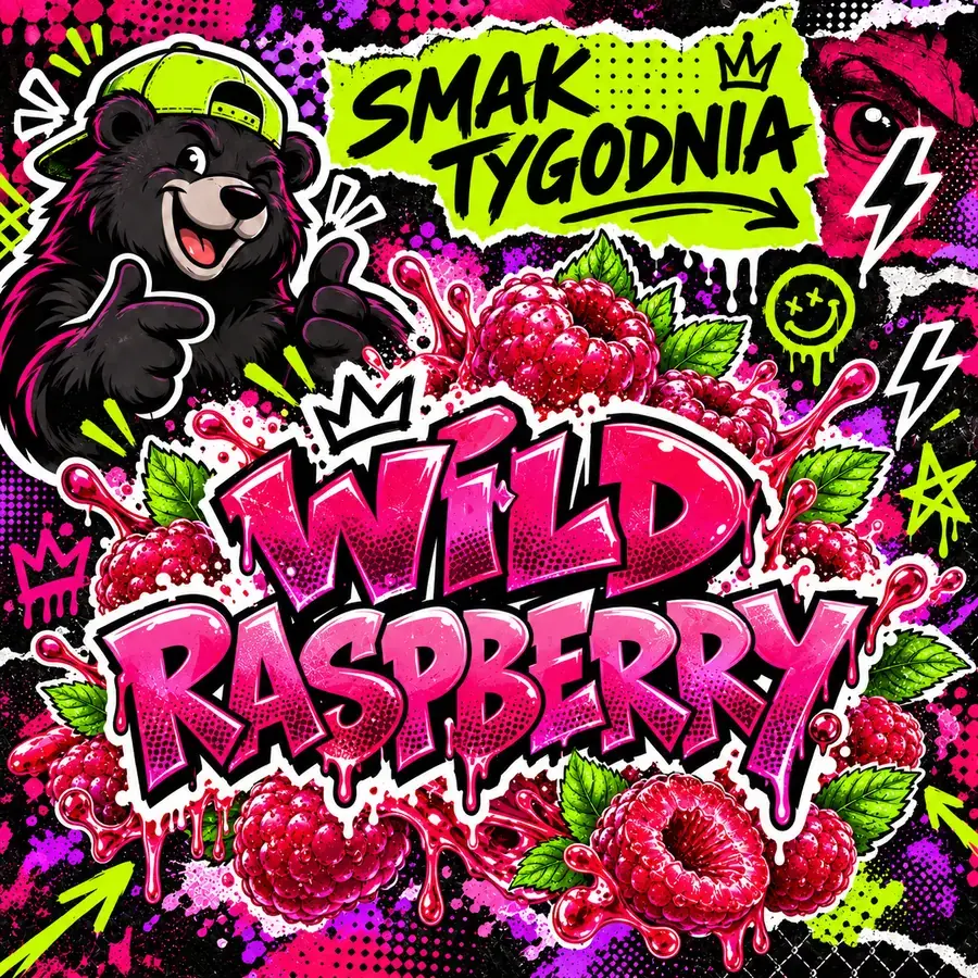 Wild Raspberry – smak tygodnia w Buch Vape Kiosk Plewiska ( Gmina Komorniki)